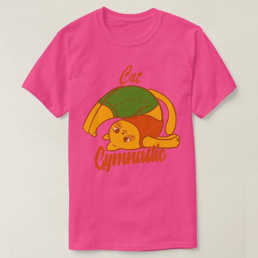 猫体操 Tシャツ (デザイン正面)