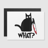 猫何おもしろい黒シャツ殺意のある猫 (正面/裏面)