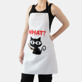 猫何おもしろい黒猫ナイフ殺傷猫 エプロン (インサイチュ)