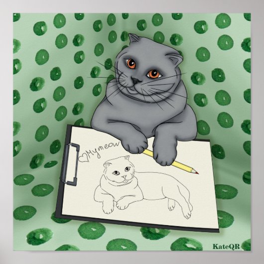 猫作家。マイニャー ポスター (正面)