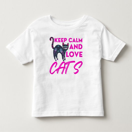 猫保の聖降誕祭 トドラーTシャツ (正面)