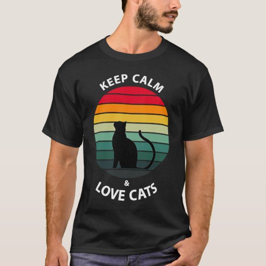 猫保を愛する Tシャツ (正面)