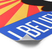 猫信じ ポスター (角)