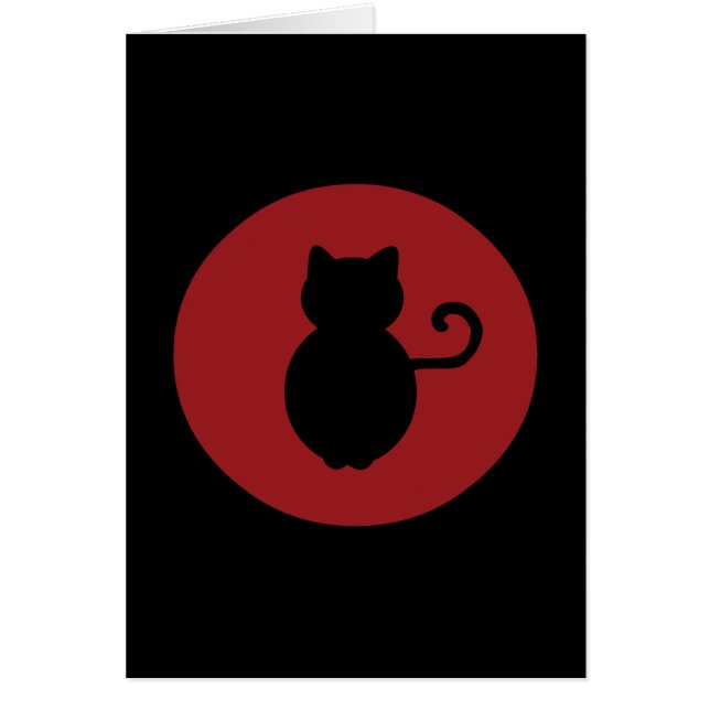 猫信号のシルエット (正面)