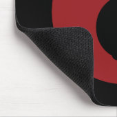 猫信号のシルエット マウスパッド (コーナー)