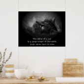 猫俳句の心 ポスター (キッチン)