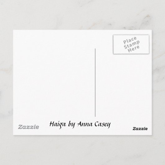 猫俳句 ポストカード (裏面)