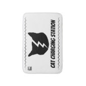 猫充電マット バスマット (正面縦)