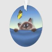 猫入りポケット オーナメント (正面)