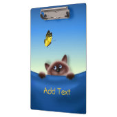 猫入りポケット クリップボード (左)