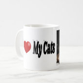 猫写真が大好き コーヒーマグカップ (正面左)