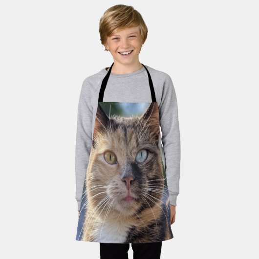 猫写真の追加カスタマイズ エプロン (着用した状態)