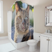 猫写真の追加カスタマイズ シャワーカーテン (インサイチュ)