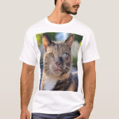 猫写真の追加カスタマイズ Tシャツ (正面)