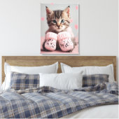猫写真アート キャンバスプリント (インサイチュ (寝室))