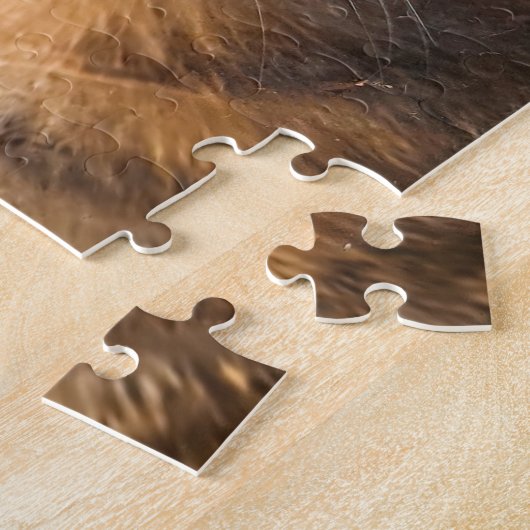 猫写真イメージパーソナライズされたテンプレート ジグソーパズル (側面)