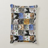 猫写真カスタムコラージュ枕 アクセントクッション (裏面(縦))