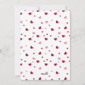 猫写真カスタムバレンタインデーのカード シーズンカード (裏面)