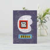 猫写真グリーティングカード カード (スタンド正面)