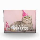 猫写真ブロック |ニャーに行って フォトブロック (正面)