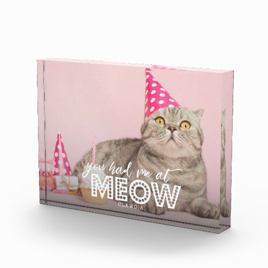 猫写真ブロック |ニャーに行って フォトブロック (右)