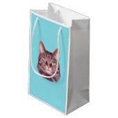 猫写真ポートレート スモールペーパーバッグ (裏面アングル)
