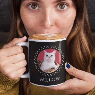 猫写真マグカップパーソナライズされた- Pet Keepsake コーヒーマグカップ