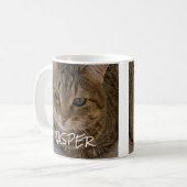 猫写真名 コーヒーマグカップ (正面左)