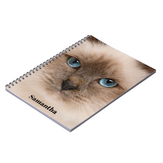 猫写真名 ノートブック (左側)