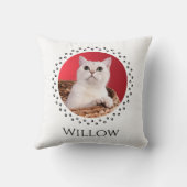 猫写真枕 – ペットパーソナライズされたの形見プレゼント クッション (裏面)