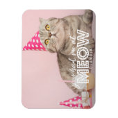 猫写真 |ニャーに行って マグネット (縦)