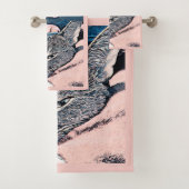 猫写真,猫,ペット,猫,パステルおもしろいの背景 バスタオルセット (インサイチュ)