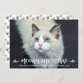 猫写真 | Meowyクリスマス シーズンカード (正面/裏面)