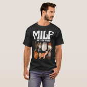 猫分救助猫MILFマン私は猫科の動物猫が大好き Tシャツ (正面フル)