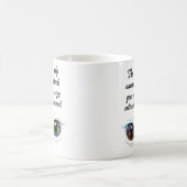 「猫判事」マグカップ - 面白い猫の目の引用コーヒー コーヒーマグカップ (中央)