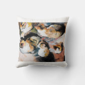 猫勉強 | カツェンストゥディエン（1909年）威厳があるマッケ クッション (裏面)