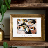 猫勉強 | カツェンストゥディエン(1909年)威厳があるマッケ ポスター