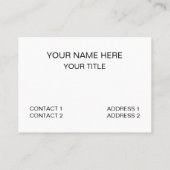 猫動物ペットイラストレーション猫好きペットサービス 名刺 (裏面)