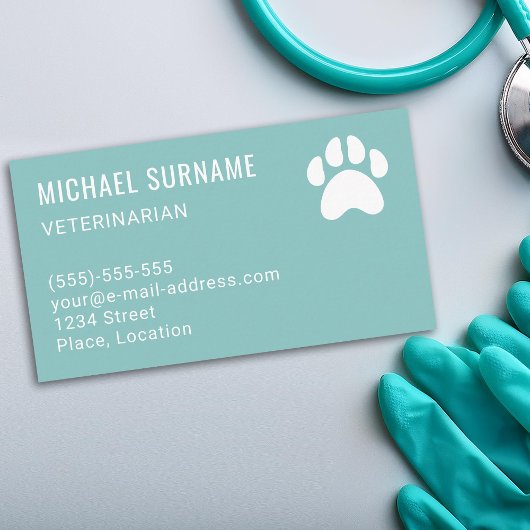 猫動物医の獣医マンベットクリニック 名刺