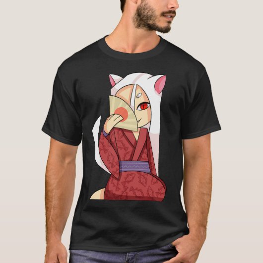 猫又ちび Tシャツ (正面)