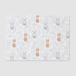 猫及びマウスパターン 薄葉紙