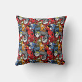 猫及び犬のスクーターパターン クッション (裏面)