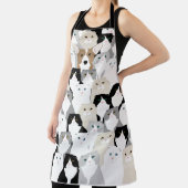 猫及び犬アロバープリントエプロン エプロン (インサイチュ)