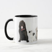 猫及び犬 マグカップ (左)