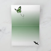 猫及び蝶 カード (内部)