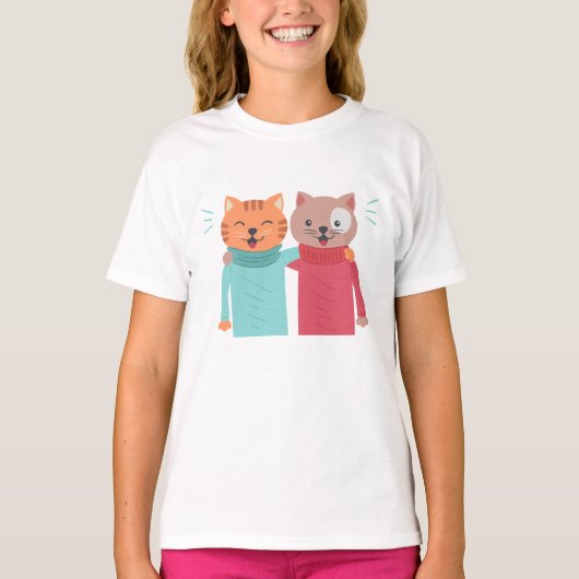 猫友最高の人 Tシャツ (正面)