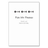 猫友達かわいいプリン テーブルナンバー (裏面)