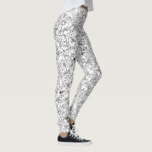 猫取り込み熱狂する- Cat Ladyレギンス レギンス (右)