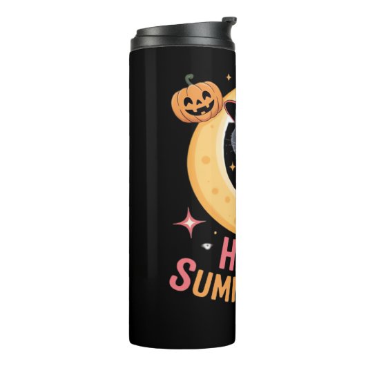 猫可愛いハロウィーン美的必須Tシャツ タンブラー (回転左)