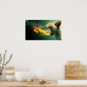 猫呼吸炎ポスター ポスター (キッチン)